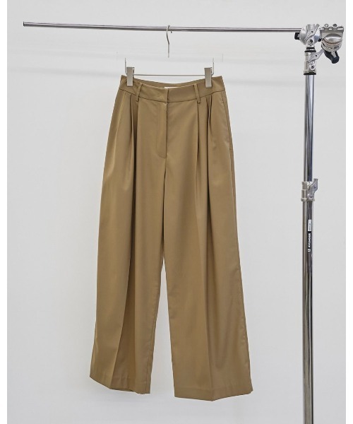 パンツ TODAYFUL Tuck Linen Trousers TODAYFUL/トゥデイフル】Tuck Linen Trousers/タックリネン