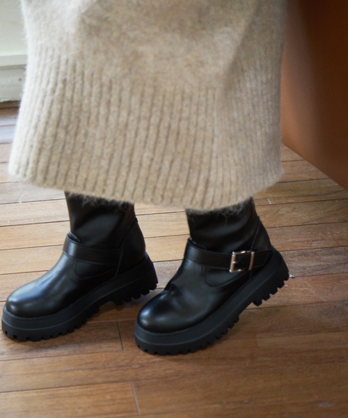 COLONY 2139（コロニートゥーワンスリーナイン）の「エンジニアブーツ（ブーツ・レディース・ブラウン/ブラック・MEDIUM/LARGE）」の2枚目の写真