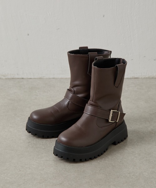 COLONY 2139（コロニートゥーワンスリーナイン）の「エンジニアブーツ（ブーツ・レディース・ブラウン/ブラック・MEDIUM/LARGE）」の22枚目の写真