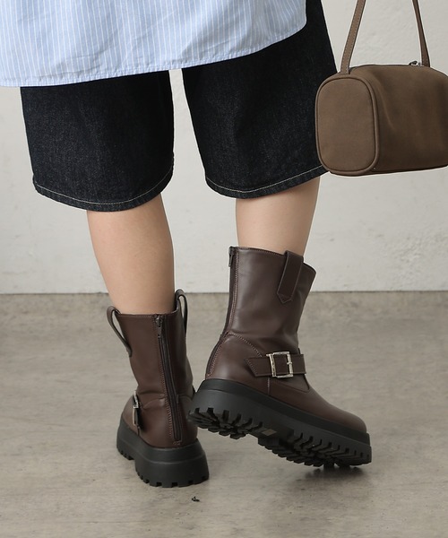 COLONY 2139（コロニートゥーワンスリーナイン）の「エンジニアブーツ（ブーツ・レディース・ブラウン/ブラック・MEDIUM/LARGE）」の15枚目の写真