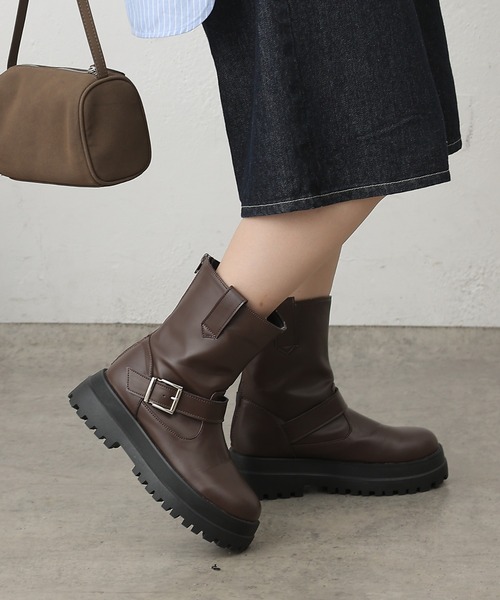 COLONY 2139（コロニートゥーワンスリーナイン）の「エンジニアブーツ（ブーツ・レディース・ブラウン/ブラック・MEDIUM/LARGE）」の16枚目の写真