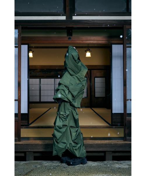 ENFOLD(エンフォルド)の「SOLOTEXツイル立体ブルゾン(ブルゾン・レディース・カーキ・38)」の7枚目の写真