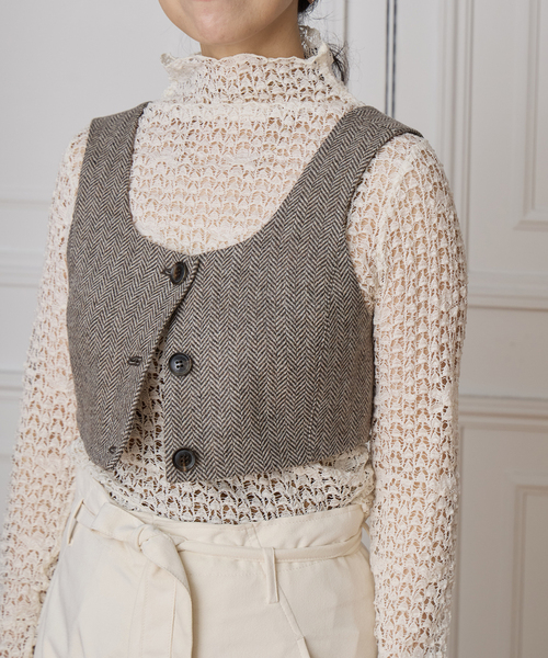IENA LA BOUCLE(イエナラブークル)の「IENA LA BOUCLE antik dantel レースカットソー(Tシャツ/カットソー・レディース・アイボリー・FREE)」の22枚目の写真