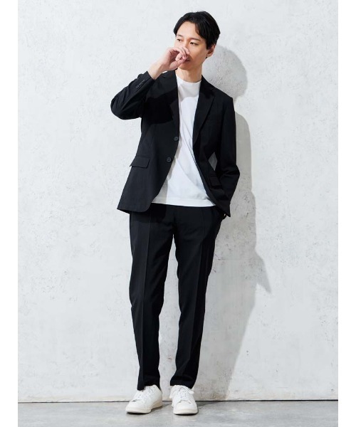 Perfect Suit FActory(パーフェクトスーツファクトリー)の「【上下セット】軽量ライトセットアップスーツ ブラック/ベージュ/ネイビー(セットアップ・メンズ・ブラック/ネイビー/ベージュ・S/M/L/LL)」の8枚目の写真
