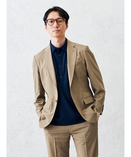 Perfect Suit FActory(パーフェクトスーツファクトリー)の「【上下セット】軽量ライトセットアップスーツ ブラック/ベージュ/ネイビー(セットアップ・メンズ・ブラック/ネイビー/ベージュ・S/M/L/LL)」の13枚目の写真