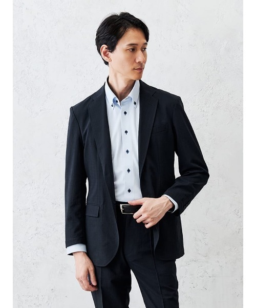 Perfect Suit FActory(パーフェクトスーツファクトリー)の「【上下セット】軽量ライトセットアップスーツ ブラック/ベージュ/ネイビー(セットアップ・メンズ・ブラック/ネイビー/ベージュ・S/M/L/LL)」の15枚目の写真