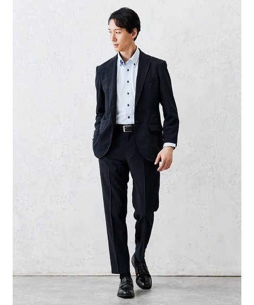 Perfect Suit FActory(パーフェクトスーツファクトリー)の「【上下セット】軽量ライトセットアップスーツ ブラック/ベージュ/ネイビー(セットアップ・メンズ・ブラック/ネイビー/ベージュ・S/M/L/LL)」の17枚目の写真