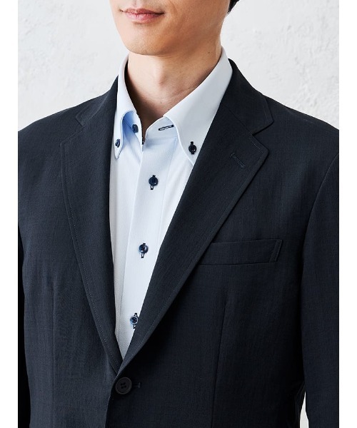 Perfect Suit FActory(パーフェクトスーツファクトリー)の「【上下セット】軽量ライトセットアップスーツ ブラック/ベージュ/ネイビー(セットアップ・メンズ・ブラック/ネイビー/ベージュ・S/M/L/LL)」の20枚目の写真