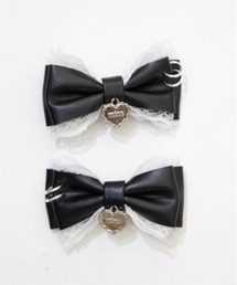 mine by LAFARY（マインバイラファリー）の「レザーフリルリボン（バレッタ/ヘアクリップ・レディース）」