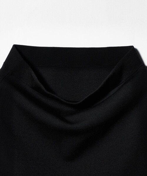 6（ロク）の「＜6(ROKU)＞ポリエステルウール スムース ミニ タイトスカート（スカート・レディース・モカ/ブラック・FREE）」の7枚目の写真