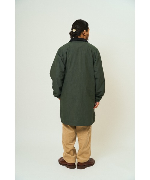 BIG MIKE(ビッグマイク)の「BIG MIKE ビックマイク/ ピグメント ロング コーチジャケット/コート //// 102546300(ステンカラーコート・メンズ・ブラック/ベージュ/グリーン・MEDIUM/X-LARGE/LARGE)」の11枚目の写真