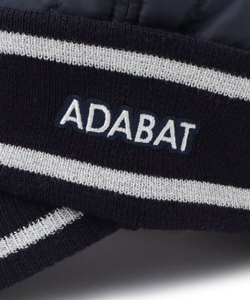 adabat（アダバット）の「キルティングラインブリム防寒キャップ（キャップ・レディース・ホワイト系/ネイビー/ベージュ/グレー・00）」の9枚目の写真