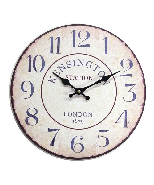 BACKYARD FAMILY(バックヤードファミリー)の「オールドルック ウォールクロック(掛け時計・レディース・ブラック系1/ベージュ系1/ダークブラウン系/ホワイト・FREE)」の2枚目の写真