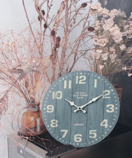 BACKYARD FAMILY(バックヤードファミリー)の「オールドルック ウォールクロック(掛け時計・レディース・ブラック系1/ベージュ系1/ダークブラウン系/ホワイト・FREE)」の6枚目の写真