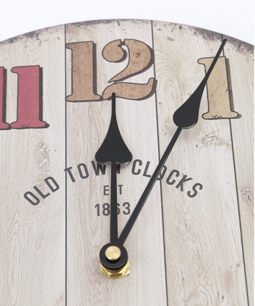 BACKYARD FAMILY(バックヤードファミリー)の「オールドルック ウォールクロック(掛け時計・レディース・ブラック系1/ベージュ系1/ダークブラウン系/ホワイト・FREE)」の10枚目の写真