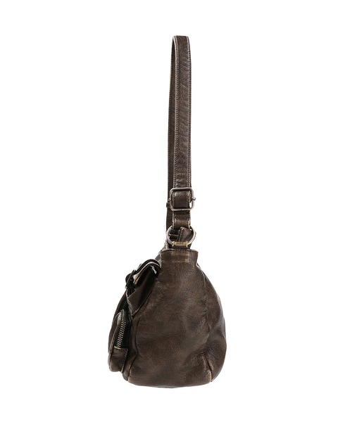 MULTI POCKET FADED FAUX LEATHER BAG（ショルダーバッグ）｜X-girl