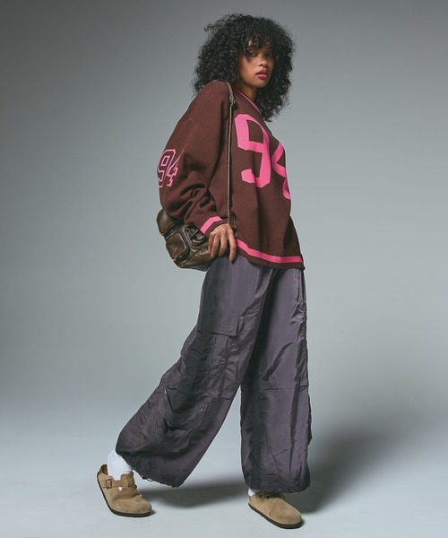 MULTI POCKET FADED FAUX LEATHER BAG（ショルダーバッグ）｜X-girl