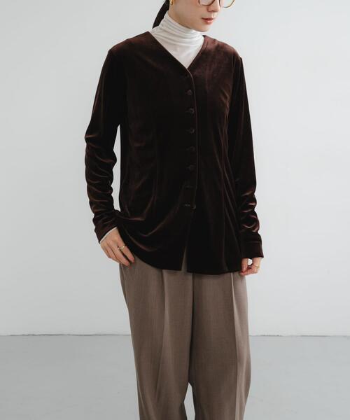 セール】ベロアカーディガン（カーディガン/ボレロ）｜URBAN