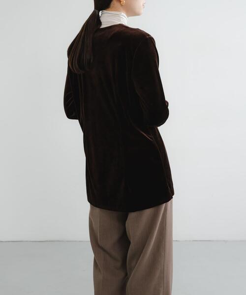 URBAN RESEARCH（アーバンリサーチ）の「ベロアカーディガン（カーディガン/ボレロ・レディース・ブラック/ブラウン・FREE）」の7枚目の写真