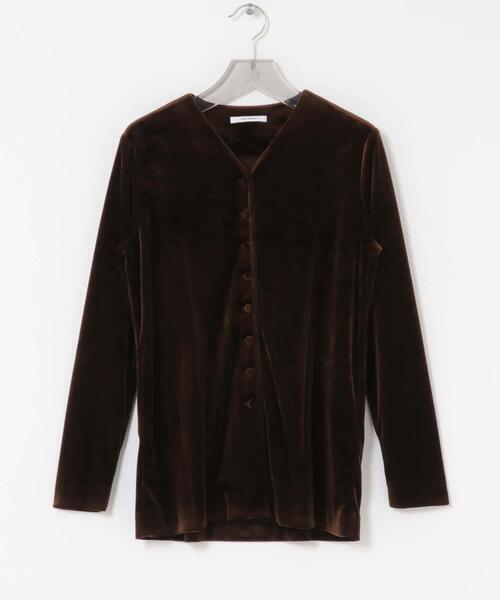 URBAN RESEARCH（アーバンリサーチ）の「ベロアカーディガン（カーディガン/ボレロ・レディース・ブラック/ブラウン・FREE）」の10枚目の写真