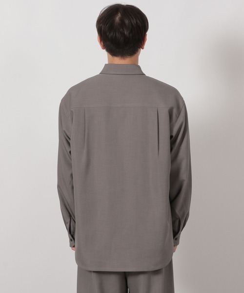 LAKOLE（ラコレ）の「【セットアップ可】シックPEシャツ長袖 / 589796（シャツ/ブラウス・メンズ・ネイビー/ブラック/グレー・MEDIUM/LARGE）」の13枚目の写真