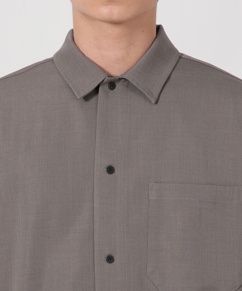 LAKOLE（ラコレ）の「【セットアップ可】シックPEシャツ長袖 / 589796（シャツ/ブラウス・メンズ・ネイビー/ブラック/グレー・MEDIUM/LARGE）」の14枚目の写真
