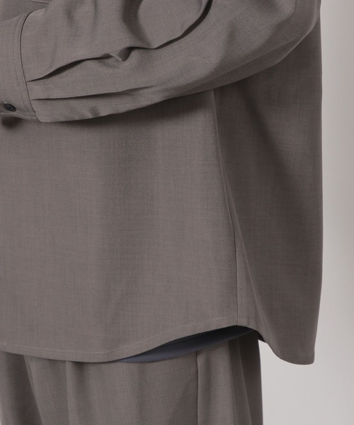 LAKOLE（ラコレ）の「【セットアップ可】シックPEシャツ長袖 / 589796（シャツ/ブラウス・メンズ・ネイビー/ブラック/グレー・MEDIUM/LARGE）」の16枚目の写真