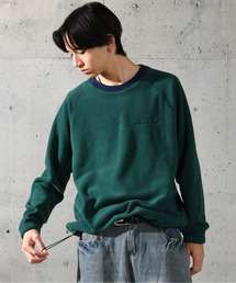 neos（ネオス）の「【neos】GENUINE DICKIES ジェニュイン ディッキーズ ルーズシルエット リンガー ワンポイント ロゴ 刺繍 フリース プルオーバー（スウェット）」