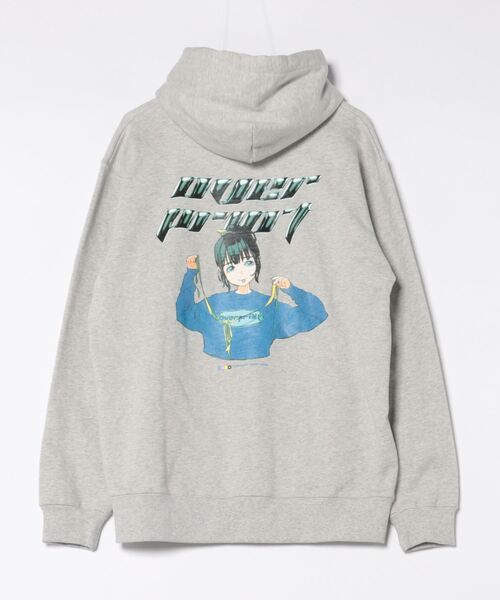 over print(オーバープリント)の「overprint/オーバープリント/ANIME Hoodie(パーカー・メンズ・グレー・M)」の1枚目の写真