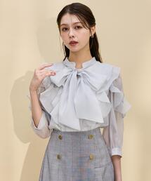 SWINGLE | シアービッグリボンフリルブラウス(シャツ/ブラウス)
