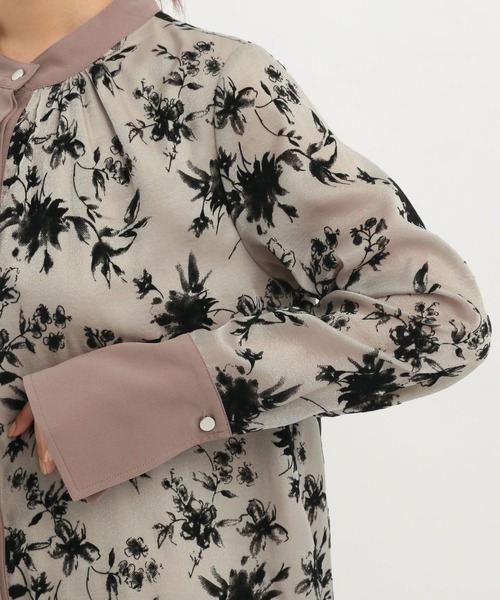 Andemiu（アンデミュウ）の「【在庫限り】フロッキープリントシャツミニワンピース603872（ワンピース・レディース・オフホワイト/ブラック/モカ・FREE）」の21枚目の写真