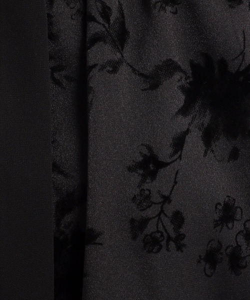 Andemiu（アンデミュウ）の「【在庫限り】フロッキープリントシャツミニワンピース603872（ワンピース・レディース・オフホワイト/ブラック/モカ・FREE）」の16枚目の写真