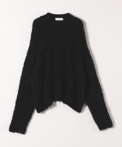 セール】quaranciel:〈手洗い可能〉ネップツイード クルーネック