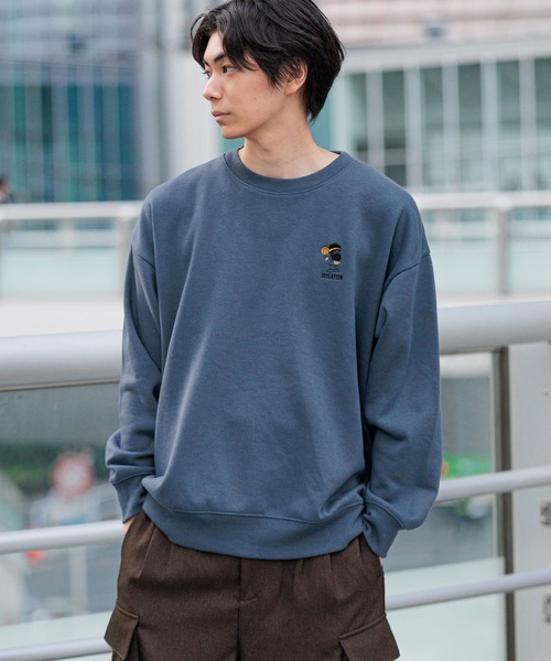 LAKOLE（ラコレ）の「ヒゲオジスウェットプルオーバー / 594019（スウェット・メンズ・ボルドー/ホワイト/パープル/グレー/ブラック/ネイビー・MEDIUM/LARGE）」の5枚目の写真