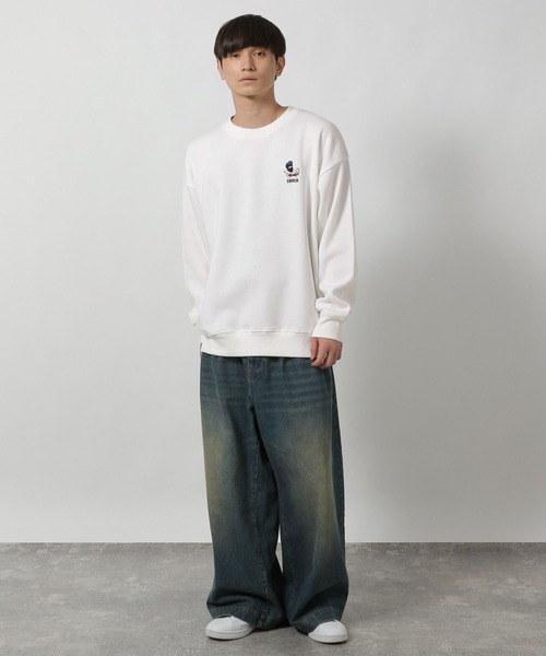 LAKOLE（ラコレ）の「ヒゲオジスウェットプルオーバー / 594019（スウェット・メンズ・ボルドー/ホワイト/パープル/グレー/ブラック/ネイビー・MEDIUM/LARGE）」の7枚目の写真