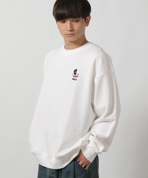 LAKOLE（ラコレ）の「ヒゲオジスウェットプルオーバー / 594019（スウェット・メンズ・ボルドー/ホワイト/パープル/グレー/ブラック/ネイビー・MEDIUM/LARGE）」の8枚目の写真