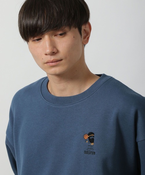 LAKOLE（ラコレ）の「ヒゲオジスウェットプルオーバー / 594019（スウェット・メンズ・ボルドー/ホワイト/パープル/グレー/ブラック/ネイビー・MEDIUM/LARGE）」の11枚目の写真