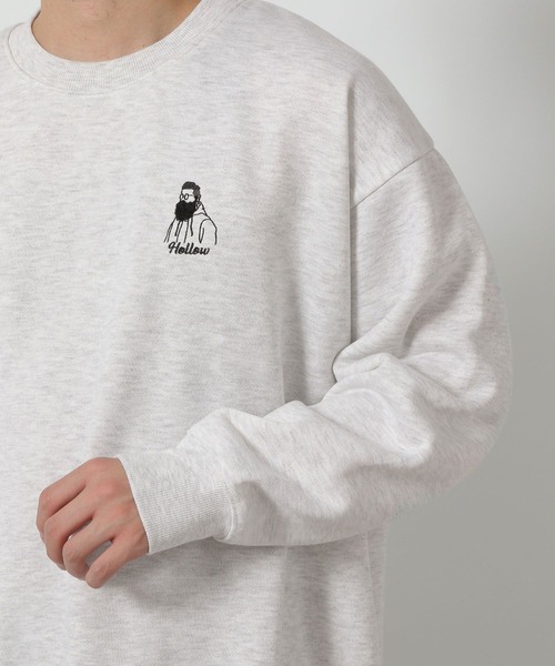 LAKOLE（ラコレ）の「ヒゲオジスウェットプルオーバー / 594019（スウェット・メンズ・ボルドー/ホワイト/パープル/グレー/ブラック/ネイビー・MEDIUM/LARGE）」の18枚目の写真