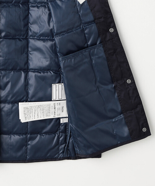 FREAK'S STORE(フリークスストア)の「限定展開 TAION/タイオン KIDS ベーシック Vネックボタン インナーダウンベスト / TAION-K001(ダウンジャケット/コート・キッズ・ネイビー/ベージュ/ブラック/オリーブ・110/120/130/140)」の11枚目の写真
