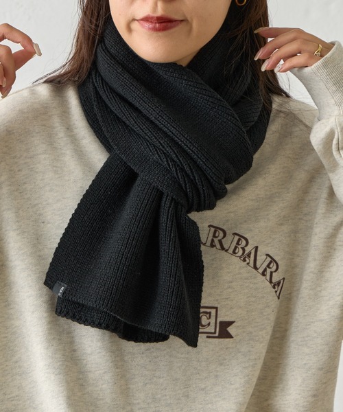 COLONY 2139(コロニートゥーワンスリーナイン)の「ニットマフラー(マフラー・レディース・グレー/レッド/ブラック・FREE)」の12枚目の写真