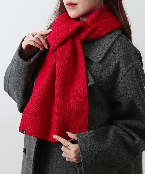 COLONY 2139(コロニートゥーワンスリーナイン)の「ニットマフラー(マフラー・レディース・グレー/レッド/ブラック・FREE)」の16枚目の写真