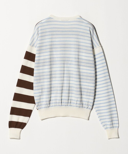 SLOANE（スローン）の「【別注】＜SLOANE＞マルチボーダー ニット（ニット/セーター・レディース・ブラウン系/レッド・FREE）」の21枚目の写真