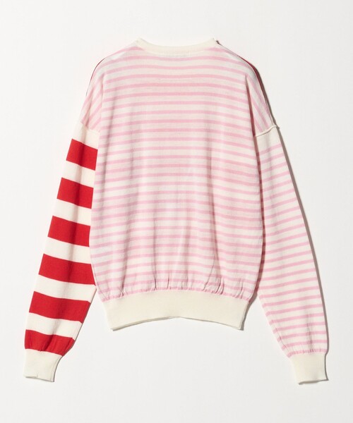 SLOANE（スローン）の「【別注】＜SLOANE＞マルチボーダー ニット（ニット/セーター・レディース・ブラウン系/レッド・FREE）」の15枚目の写真