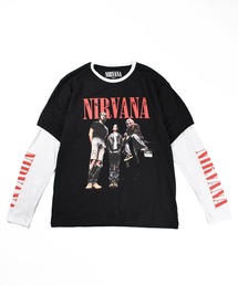 ROCK-OFF（ロックオフ）の「【ROCK-OFF】【AW】NIRVANA LAYERED UTERO BAND PHOTO LONG SLEEVE TEE（Tシャツ/カットソー）」
