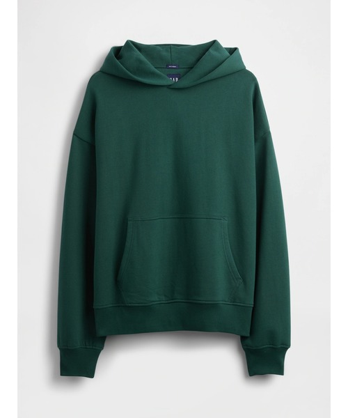 GAP(ギャップ)の「ヘビーウェイト オーバーサイズパーカー(パーカー・メンズ・ライトグレー/ブラウン/ブラック/ブラック系その他/カーキ/ブルー/パープル/カモフラージュ/ダークグリーン/グレー/ブラウン系その他2/ブラック系その他2/ネイビー・XL/L/M/S/XS)」の15枚目の写真