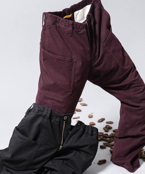 EKAL（エカル）の「『別注』GRIP SWANY×EKAL　CAMP PANTS（その他パンツ・メンズ・パープル系その他/ブラック・MEDIUM/LARGE）」の6枚目の写真