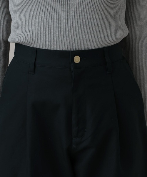 A part by（アパートバイ）の「チノカーブパンツ（チノパンツ・レディース・ネイビー/ホワイト・SMALL/MEDIUM）」の9枚目の写真