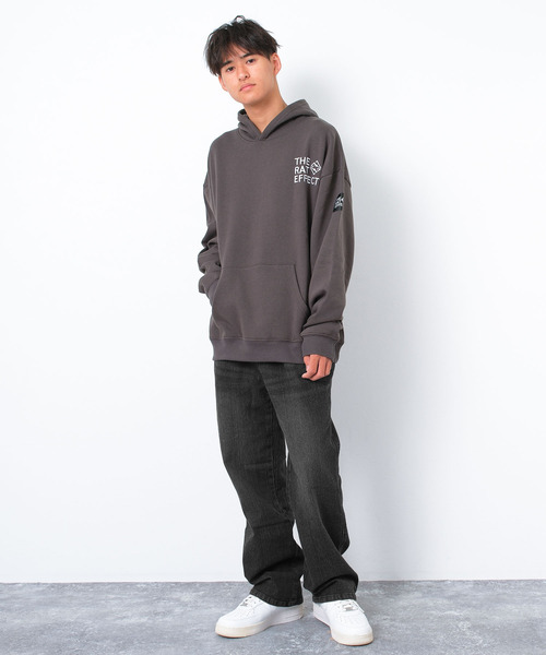 RAT EFFECT(ラットエフェクト)の「ワイドケミカルデニムパンツ(デニムパンツ・キッズ・ブラック/ブルー/ネイビー・170/160/150/140/130)」の5枚目の写真
