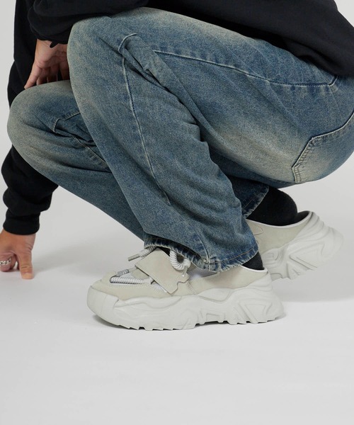 セール】Platform Mule Sneakers / 厚底 ミュールスニーカー 2026年 夏