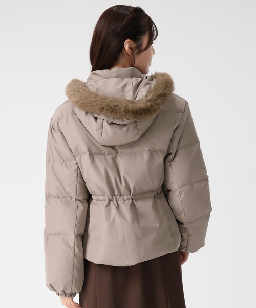 セール】2025秋冬新作 フードファー付ショートダウン（ダウン